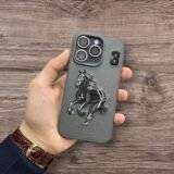 13 pro max grey mobile cover