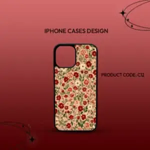 Vintage Floral iPhone Customized Cover for 11 to 16 Pro Max