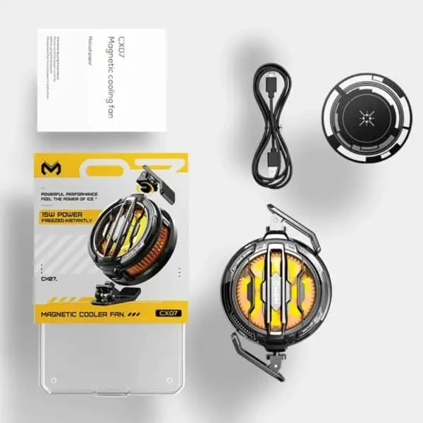 Memo CX07 Magnetic Phone Cooling Fan for PUBG & Gaming