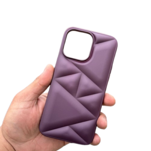 iPhone 11-16 Pro Max Leather Texture Soft Purple Cover
