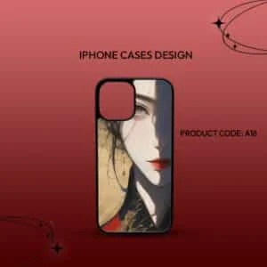 Cartoon Chinese Girl Custom iPhone Cover – 11 to 15