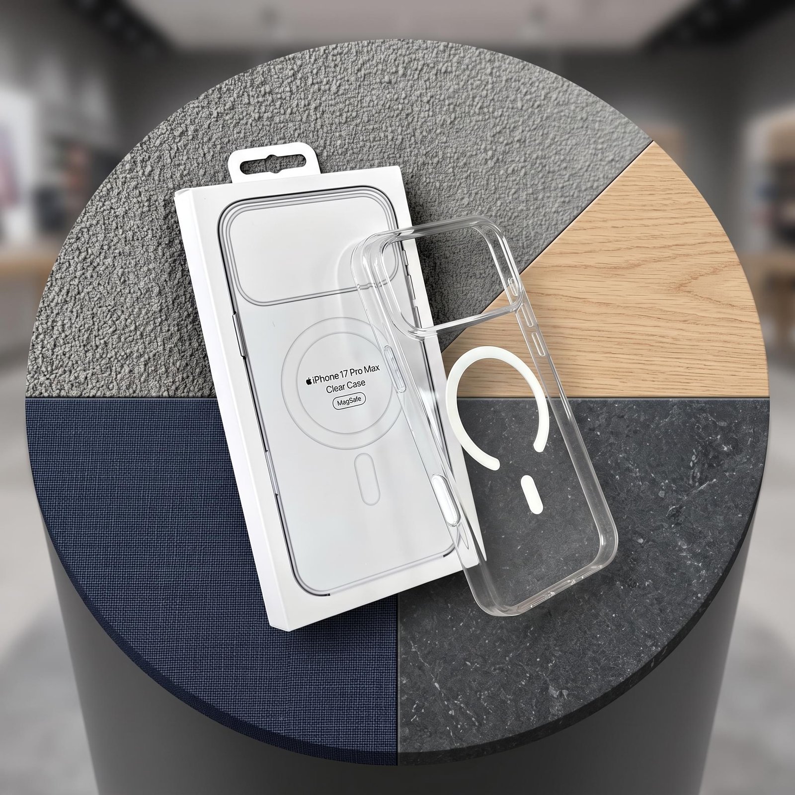 iPhone 17 Promax Ultra Clear Anti Yellow Premium Magsafe Case with IC Animation - Vaultuster Phone Cases